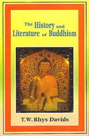 Cover of: The History and Literature of Buddhism by Thomas William Rhys Davids