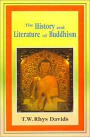Cover of: History and Literature of Buddhism by Thomas William Rhys Davids
