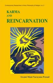 Cover of: Karma and reincarnation: the Vedāntic perspective