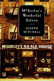 Cover of McSorley's wonderful saloon