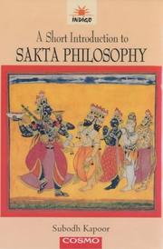 Cover of: A Short Introduction to Shakta Philosophy