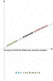 Stalking the Riemann Hypothesis by Dan Rockmore