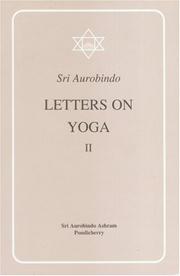 Cover of: Letters on Yoga, Vol.II