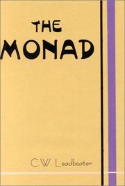 Cover of: Monad by Charles Webster Leadbeater