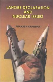 Cover of: Lahore declaration and nuclear issues