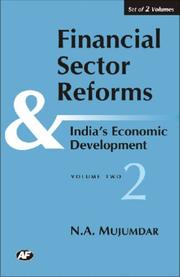 Cover of: Financial sector reforms and India's economic development