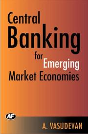 Cover of: Central Banking for Emerging Market Economies