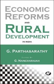 Cover of: Economic reforms and rural development in India