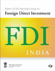 Cover of: Report of the Steering Group on Foreign Direct Investment