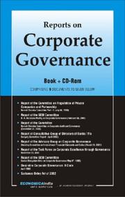 Cover of: Reports on corporate governance.