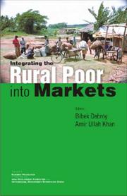 Cover of: Integrating the rural poor into markets