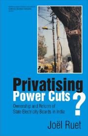 Cover of: Privatising power cuts? by Joel Ruet