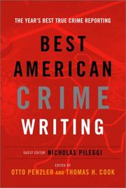 Cover of: Best American Crime Writing 2002 by Otto Penzler, Thomas H. Cook