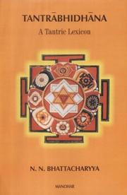 Cover of: Tantrabhidhana: A Tantric Lexicon