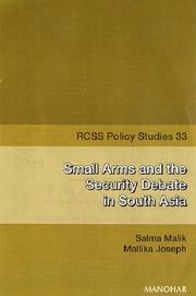 Cover of: Small arms and the security debate in South Asia