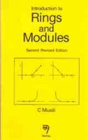 Cover of: Introduction to Rings And Modules