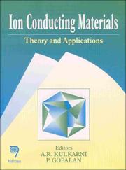 Cover of: Ion Conducting Materials: Theory and Applications