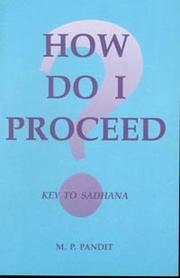 Cover of: How Do I Proceed?