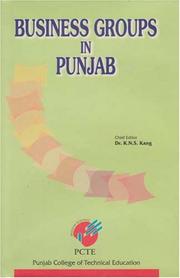 Cover of: Business groups in Punjab