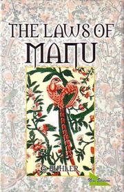 Cover of: The Laws of Manu by G. Buhler