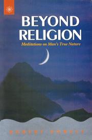 Cover of: Beyond Religion
