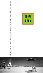 Cover of: Yoga for People Who Can't Be Bothered to Do It by Geoff Dyer