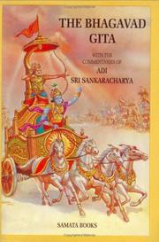 Cover of: The Bhagavad Gita with The Commentary of Sri Sankaracharya by Sri Sankaracharya