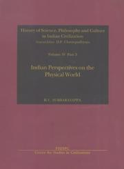 Indian perspectives on the physical world by B. V. Subbarayappa