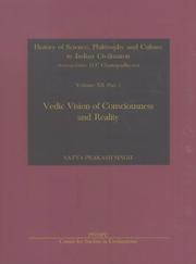 Cover of: Vedic vision of consciousness and reality