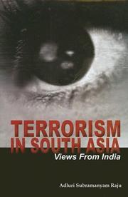 Cover of: Terrorism in South Asia: Views From India