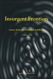 Cover of: Insurgent frontiers: essays from the troubled Northeast