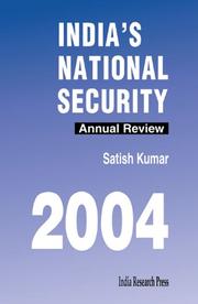 Cover of: India's National Security: Annual Review-2004