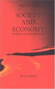 Cover of: Society and economy: models of social man