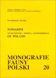 Nomadini (Hymenoptera, Apoidea, Anthophoridae) of Poland by Waldemar Celary