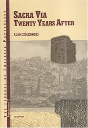Cover of: Sacra Via: Twenty Years After (Journal of Juristic Papyrology Supplements) (Journal of Juristic Papyrology Supplements)