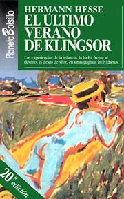 Cover of: El Ultimo Verano de Klingsor y Otras Narraciones (Coleccion Planeta Bolsillo)
