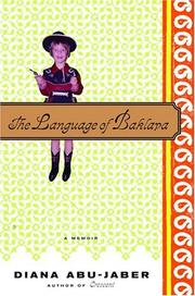 Cover of: The Language of Baklava by Diana Abu-Jaber