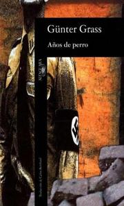Cover of: Anos de perro by Günter Grass
