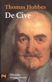 Cover of: De Cive by Thomas Hobbes, Thomas Hobbes