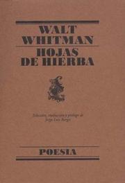 Cover of: Hojas de Hierba by Walt Whitman