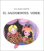 Cover of: El saltamontes verde