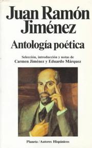 Cover of: Antología poética by Juan Ramón Jiménez, Juan Ramón Jiménez