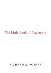 Cover of: The Little Book of Plagiarism by Richard A. Posner
