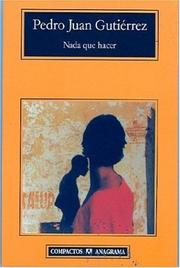 Cover of: Nada que hacer (Compactos Anagrama) (Compactos Anagrama)