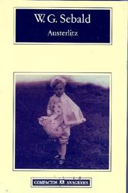 Cover of: Austerlitz by W. G. Sebald