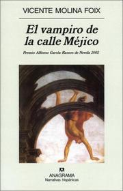 Cover of: El vampiro de la calle Méjico