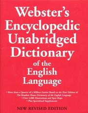 Cover of: Webster's Encyclopedic Unabridged Dictionary by Merriam-Webster