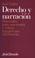 Cover of: Derecho y Narracion