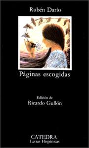 Cover of: Páginas escogidas by Rubén Darío