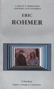 Cover of: Eric Rohmer (Signo E Imagen) by Antonio Santamaria, Carlos F. Heredero